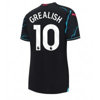 Fotballdrakt Dame Manchester City Jack Grealish #10 Tredjedrakt 2023-24 Kortermet